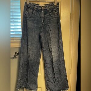 Rag & Bone Cotton Terry Mirimar Blue Denim Jeans - NWOT